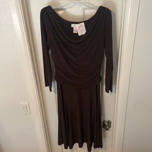 Erred Chocolate Brown Dress